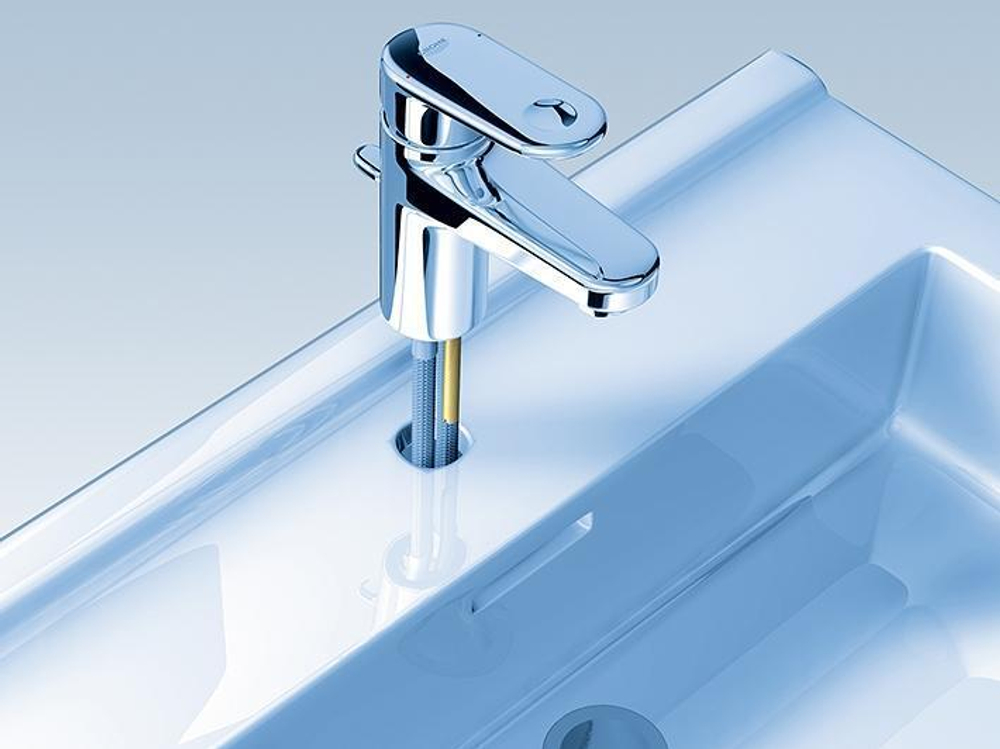 Смеситель GROHE однорычажный для раковины Europlus 33163002