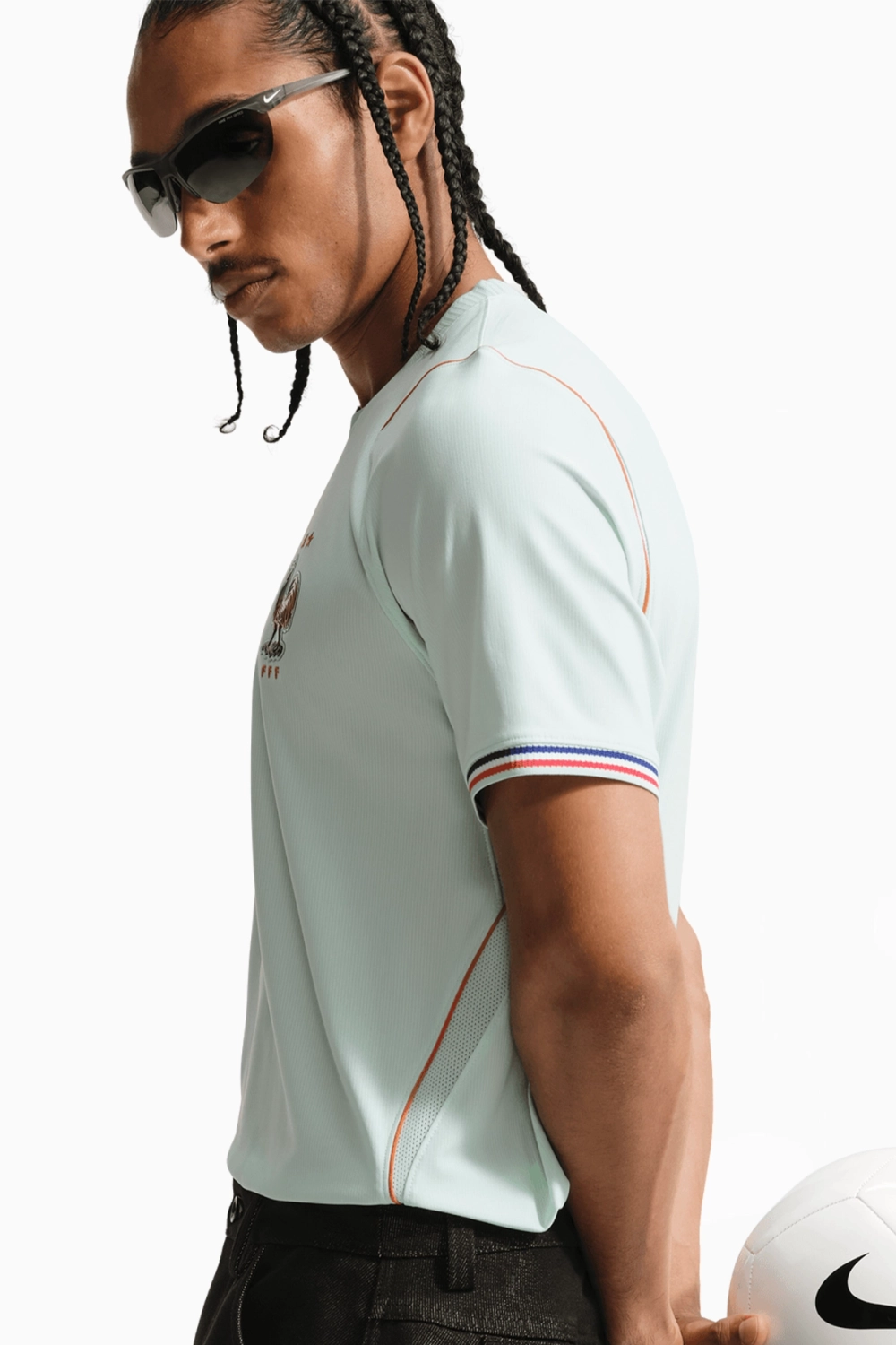 Футболка Nike France 2026 Away Stadium - бирюзовый