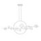 Подвесная светодиодная люстра Arte Lamp Saturn A7790SP-75WH