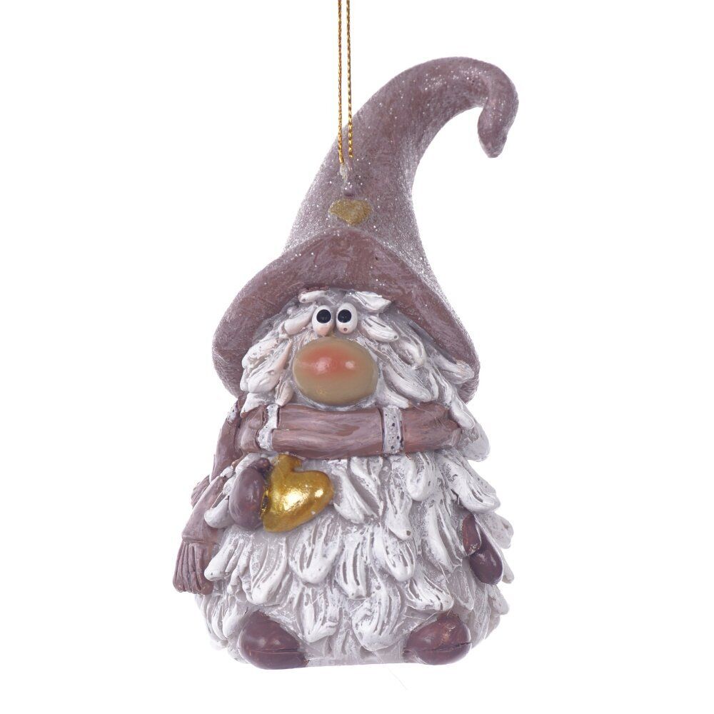 GAEM Фигурка декоративная подвесная "Гном", L5,5 W5 H10 см, 2в.