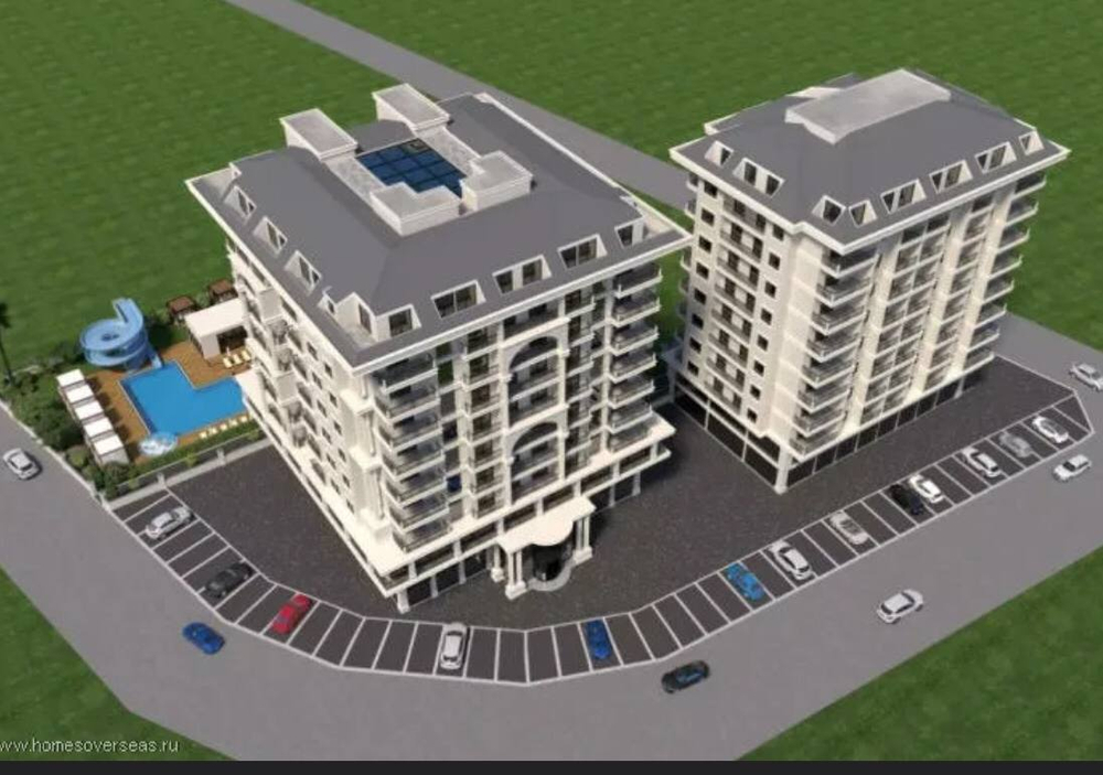 ЖК "NOVITA FORTUNE" Турция, Аланья, район Махмутлар. Современный комплекс в 700 метрах от моря. Просторные планировки, тёплые полы в пентхаусах. Удобен как для жизни, так и для инвестиций
