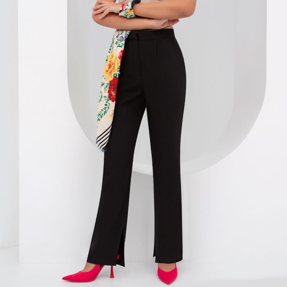 Брюки Деловые аккорды (тотал-блэк) Charutti (Акция)