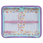 Пенал 190х115мм 1 отделение на молнии с таблистер умножения "Девочка-кошка" (Хатбер)