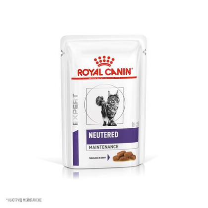 ROYAL CANIN Neutered Maintenance Корм консервированный полнорационный для стерилизованных взрослых кошек, мелкие кусочки в соусе, 85 г