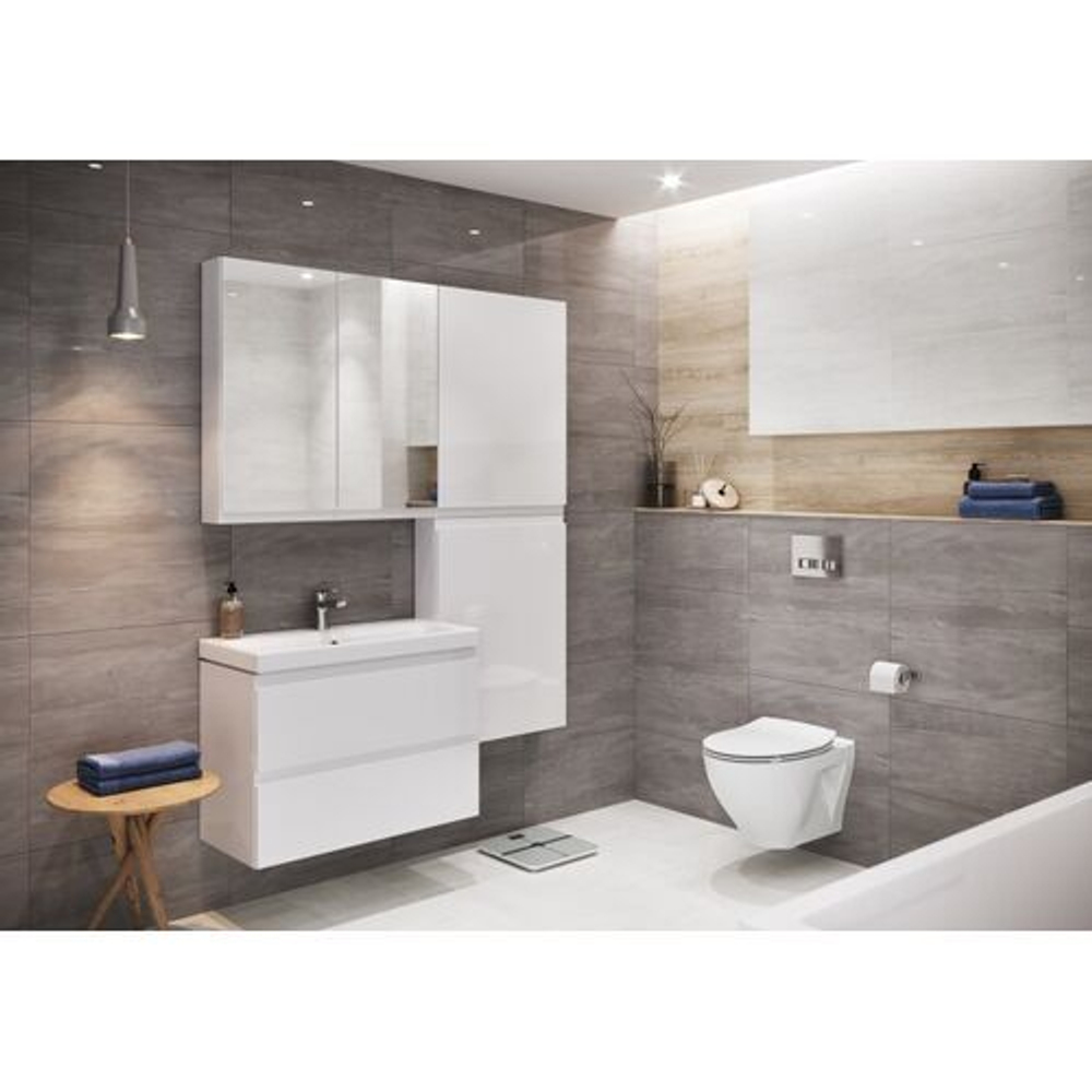 Тумба MODUO Slim 60 подвесная, бел 31918