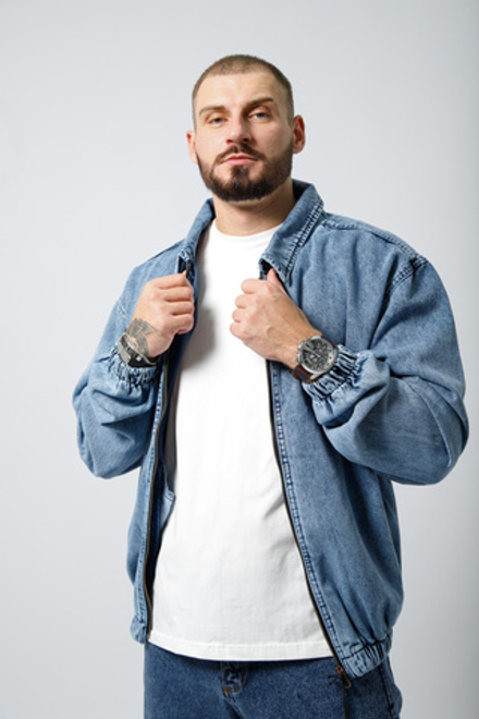 Джинсовка INYESIR over (св.син.)