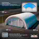Надувной ангар для самолета «ПилотГараж», 60×45×20 м