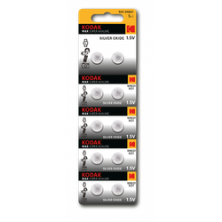 Батарейки Kodak SG1 SR621, SR60 MAX Silver Oxid Button Cell