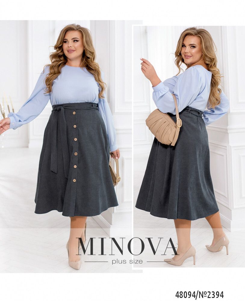 Юбка 2394-графит Minova