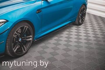Сплиттеры накладок на пороги для BMW M2 F87 (16-20)