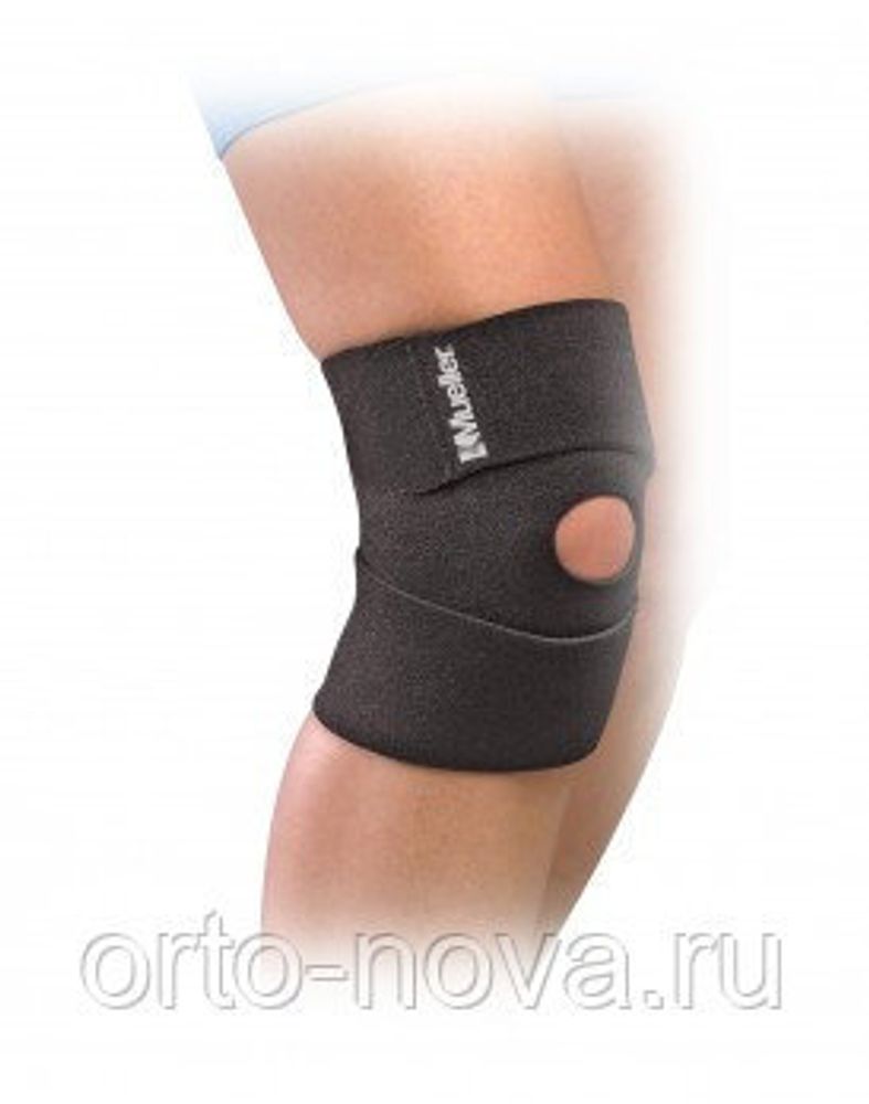 58677 Compact Knee Легкий и удобный неопреновый фиксатор колена сохраняет тепло тела. Черный