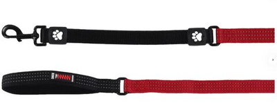 Поводок эластичный, ZORBA 130 см/ 25 мм, красный, Flamingo