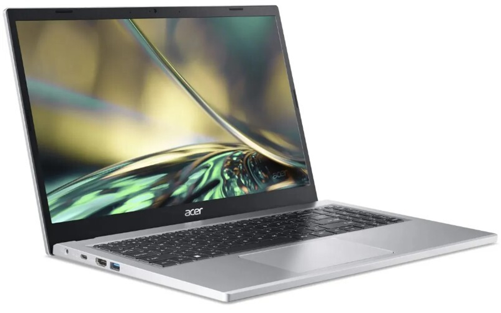 Ноутбук  Acer Aspire 3 A315-510P-C4W1 15.6 ", N, 8 Гб RAM, 256 Гб SSD, UHD Graphics, Серебристый