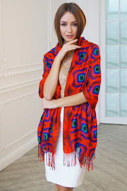 LIGVIANNI Палантин Kerchief Peony