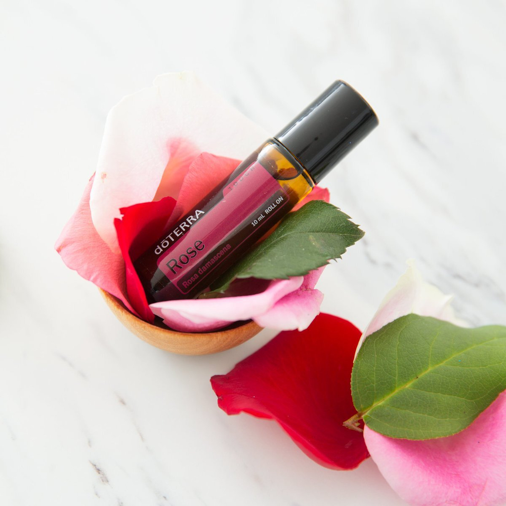 Королева масел «Роза», Rose doTERRA Touch, роллер 10 мл + брелок в подарок