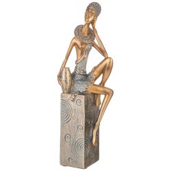 ФИГУРКА ДЕКОРАТИВНАЯ "ДЕВУШКА" 11,5Х8,5Х33,5СМ
