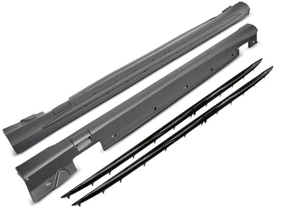 Накладки на пороги E63 AMG STYLE для Mercedes E W212 FL