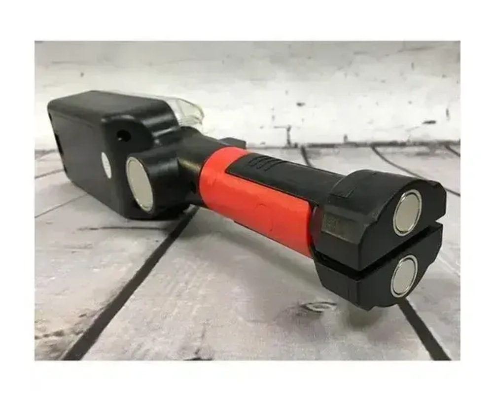 Аккумуляторный фонарь на магните / Фонарь-светильник аккумуляторный 2в1