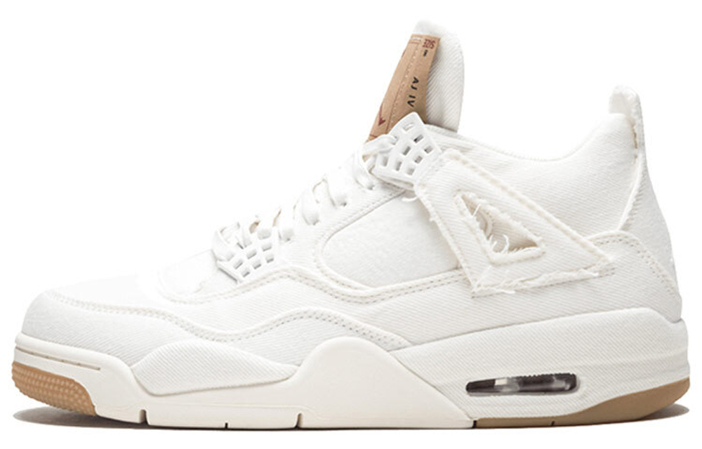 Кроссовки Jordan Air Jordan 4 Levis White (Levis Tag)