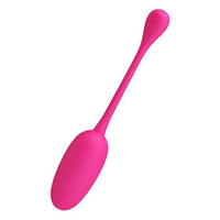 Розовое перезаряжаемое виброяйцо 18,6см Pretty Love Knucker BI-014786