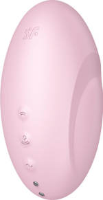Розовый вакуум-волновой стимулятор с вибрацией Vulva Lover 3