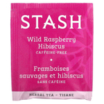 Stash Tea, Herbal Tea, гибискус с дикой малиной, без кофеина, 20 чайных пакетиков, 38 г (1,3 унции)