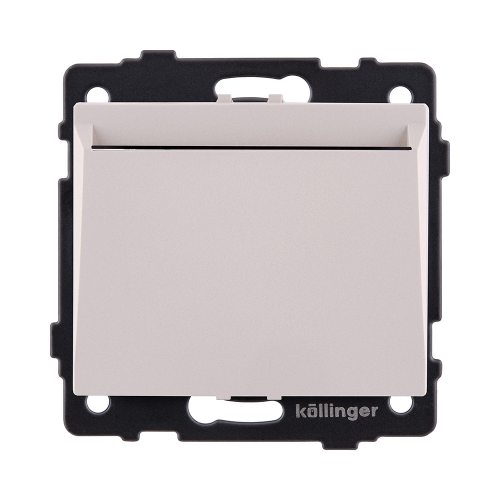 Карточный выключатель механический, кашемир матовый Kollinger REA-041CM для Aspekt, Eleganz, Reflex
