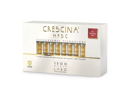 Crescina Transdermic HFSC 100% RE-GROWTH лосьон для возобновления роста волос для женщин. Дозировка 1300 / 20 ампул по 3,5 мл
