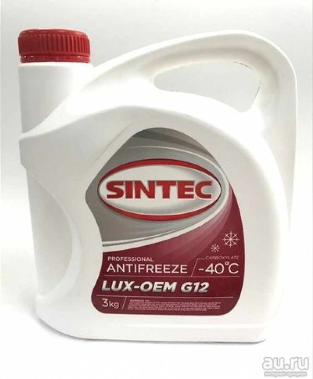 Антифриз Sintec LUXE G12+ (3кг) красный