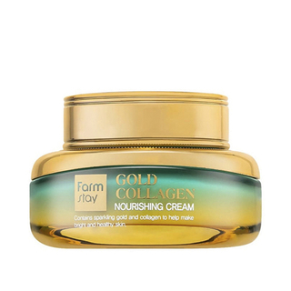 FarmStay Крем питательный с золотом и коллагеном - Gold collagen nourishing cream, 50мл