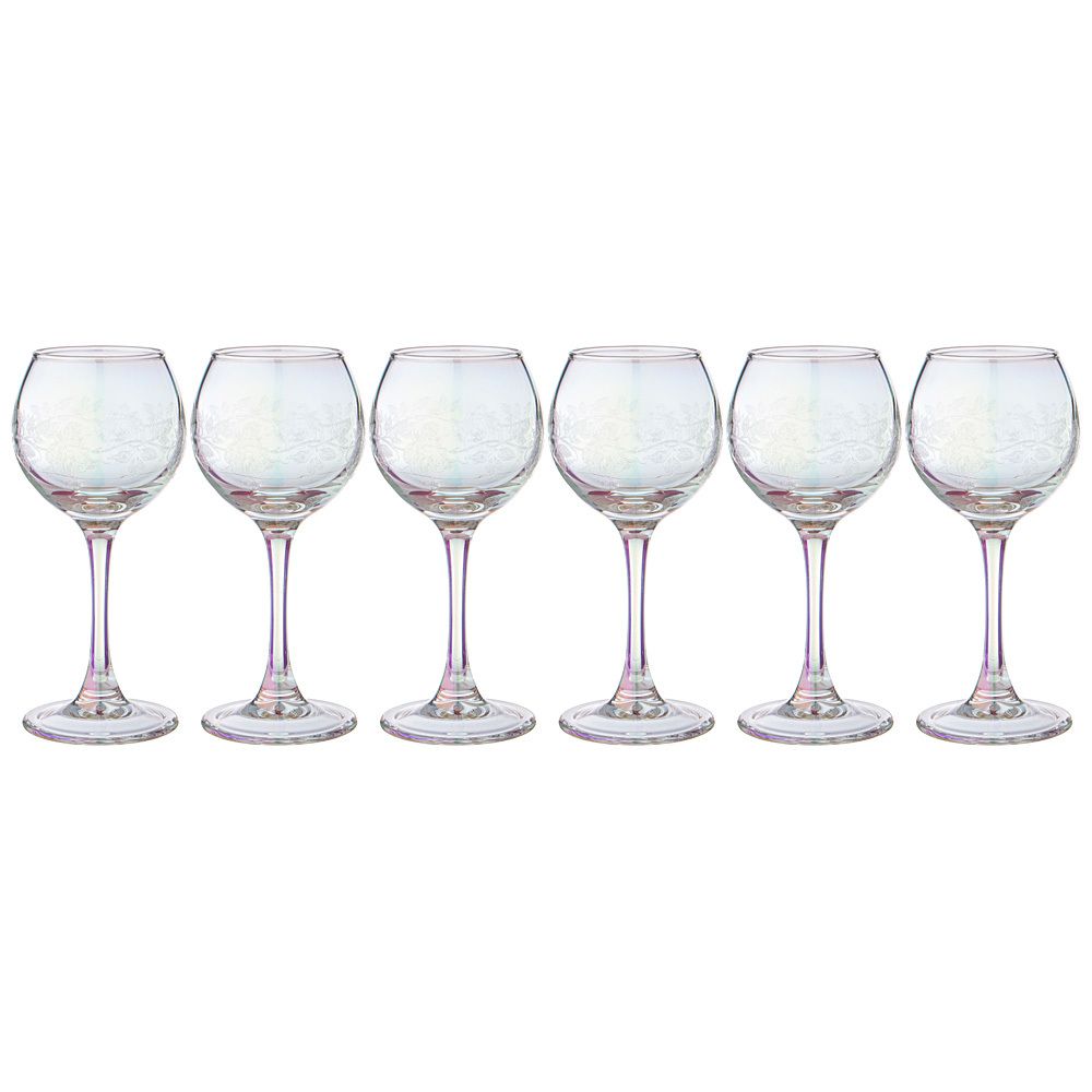 НАБОР РЮМОК ИЗ 6 ШТ "FLOWER" ЛИЛОВАЯ ДЫМКА 65 МЛ 6*6*12,4СМ