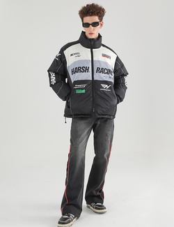 Пуховик HARSHandCRUEL "Racing" Puffer Jacket
