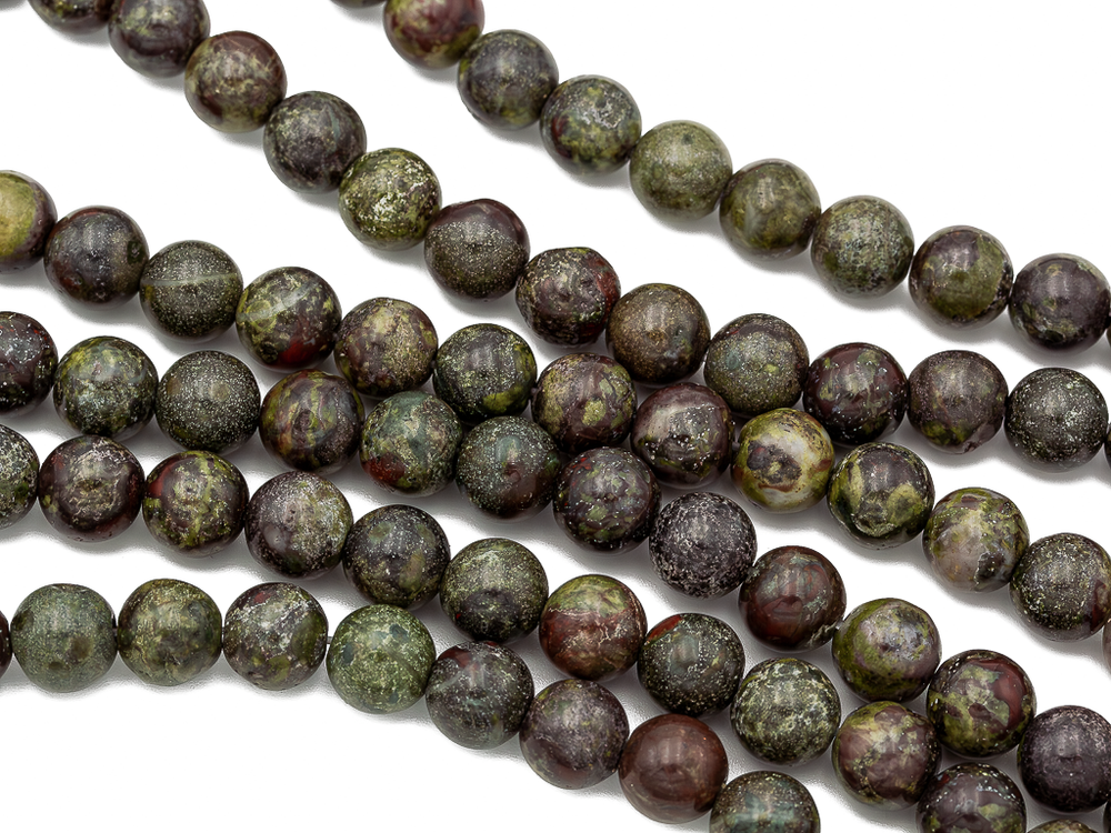 Нить бусин из яшмы 6мм