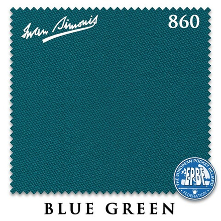 Сукно "Iwan Simonis 860" 198см Blue Green