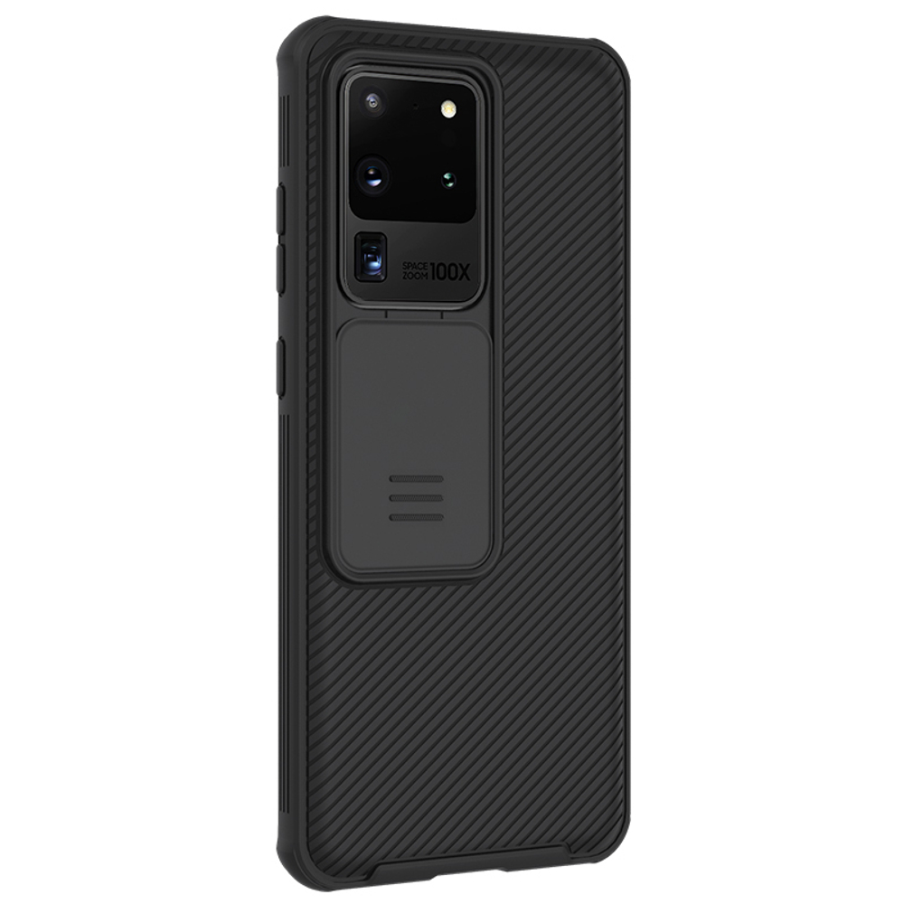 Чехол для Samsung Galaxy S20 Ultra от Nillkin серия CamShield Pro Case с крышкой для защиты камеры