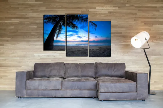 Модульная картина "Пляж на Карибах"