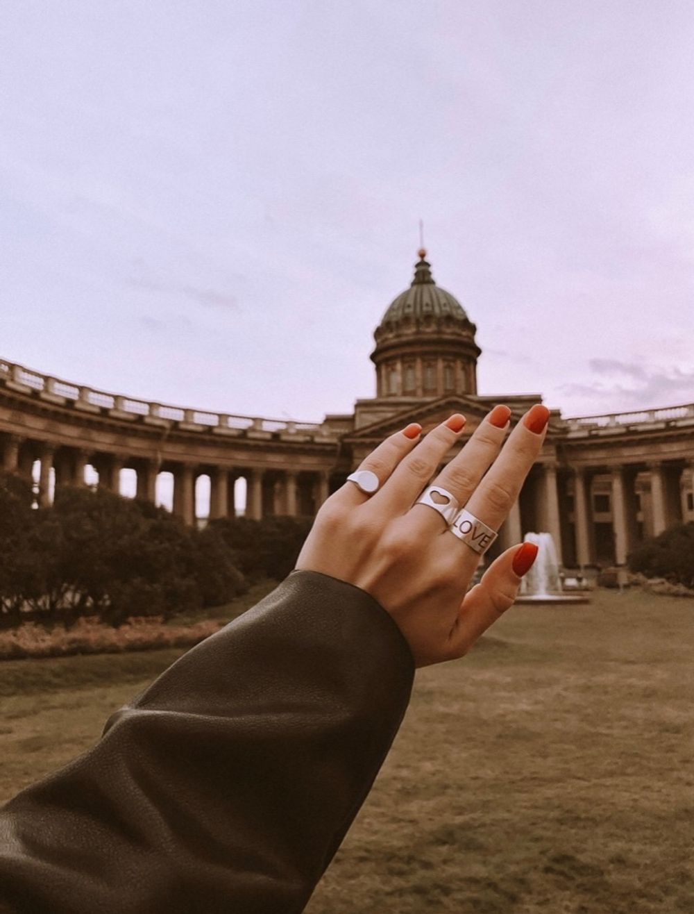 Кольцо-печатка на мизинец