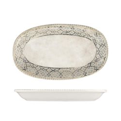 Блюдо овальное 19*11 см h2,4 см 200 мл емкость для закусок Rug By Bone Innovation [bb] [6]