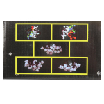 Электрогирлянда LED цветная с насадкой метал. Звездочка фигурная, длина насадки 4,5см, 12 ламп, 3м,