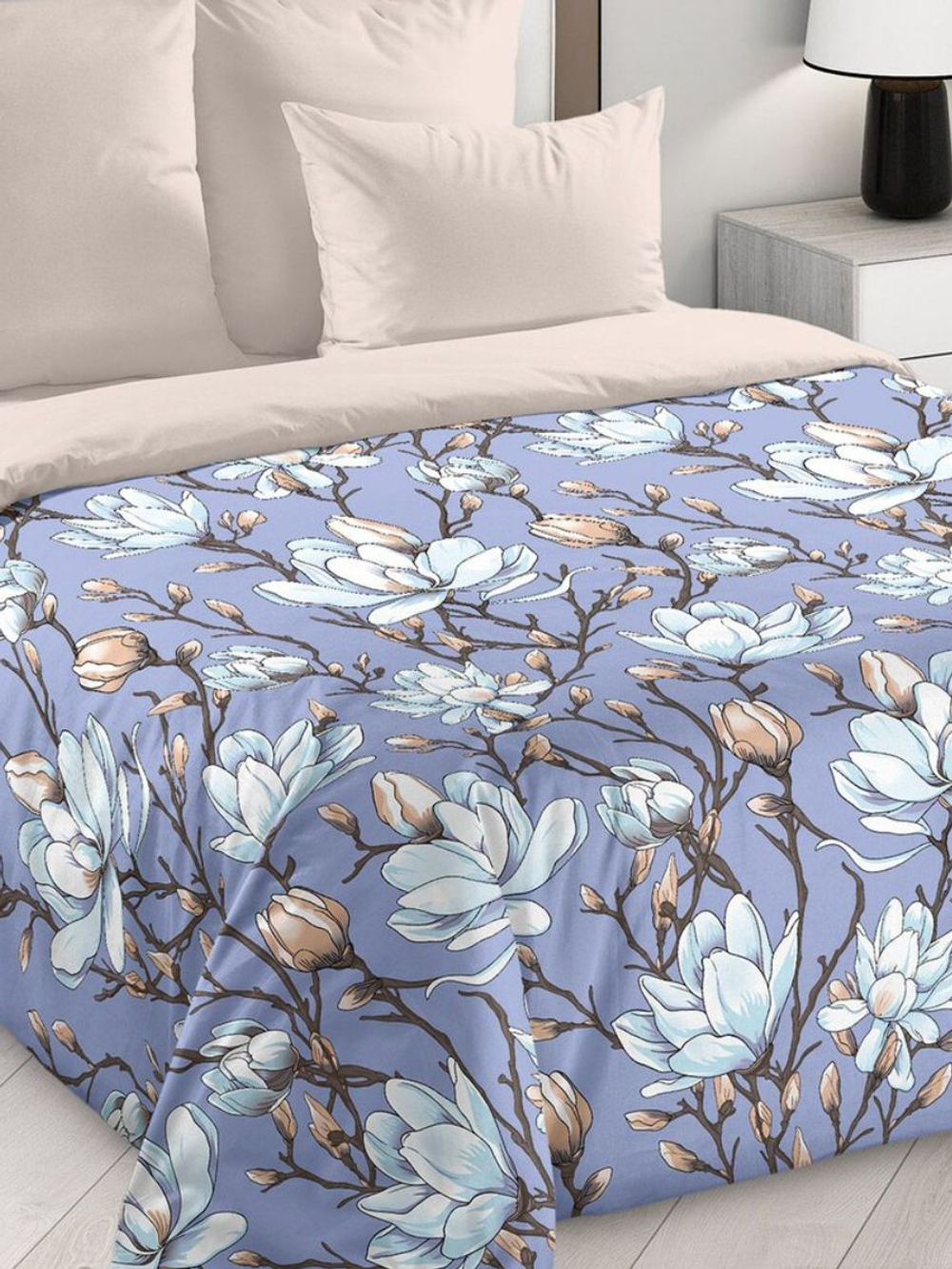 Постельное белье 2 спальное, простыня евро 220х240, перкаль, наволочки 70х70 , хлопок 100%