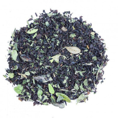 Черный чай BERRY-TEA "Смородина с мятой" | 18гр под стакан | Эконом