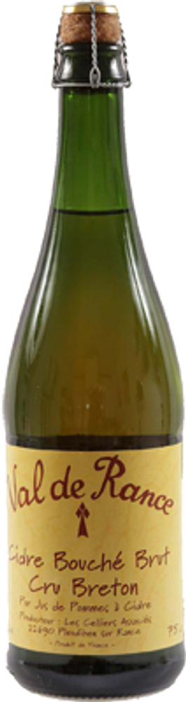 Сидр Валь де Ранс Буше Крю Бретон Брют (Магнум) / Cidre Val de Rance Bouche Cru Breton Brut 1.5л - стекло
