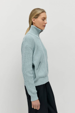 Кардиган на молнии из переработанного хлопка