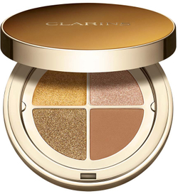 Clarins Ombre 4 Colour Eye Palette - Палетка теней для век для долговременного эффекта оттенок 07 Bronze Gradation, 4 g