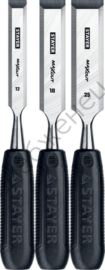 STAYER Max-Cut 3 предм., Набор стамесок (1820-H3)