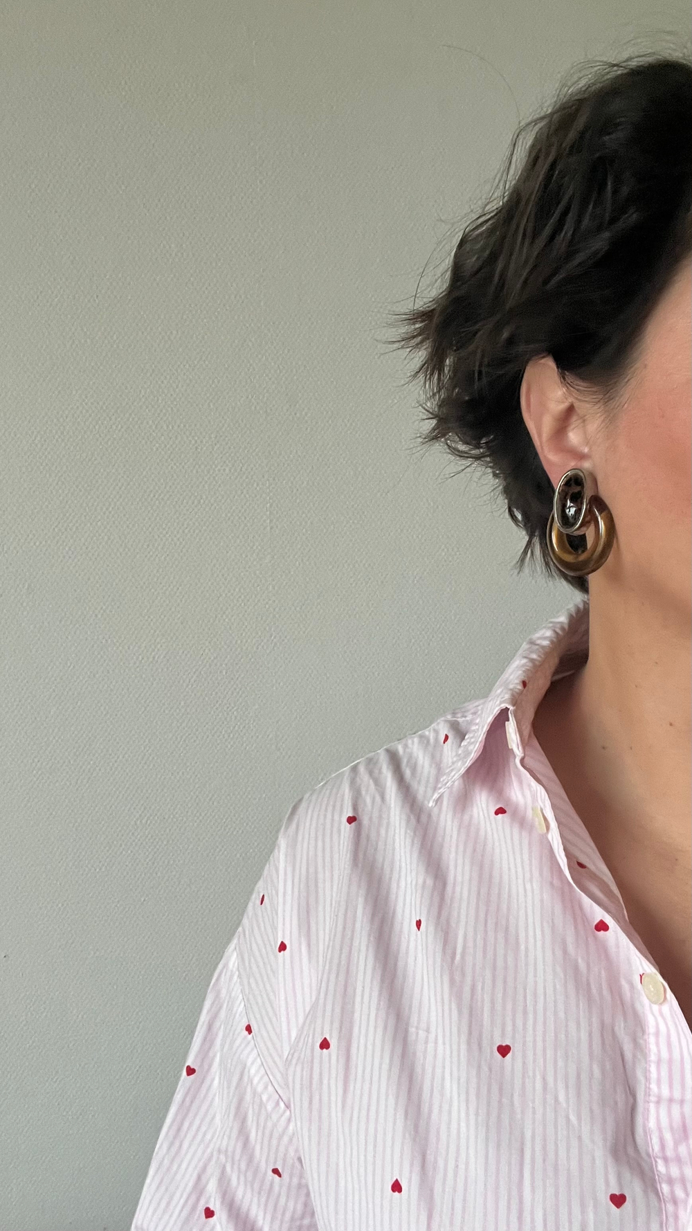 Клипсы с леопардовыми вставками