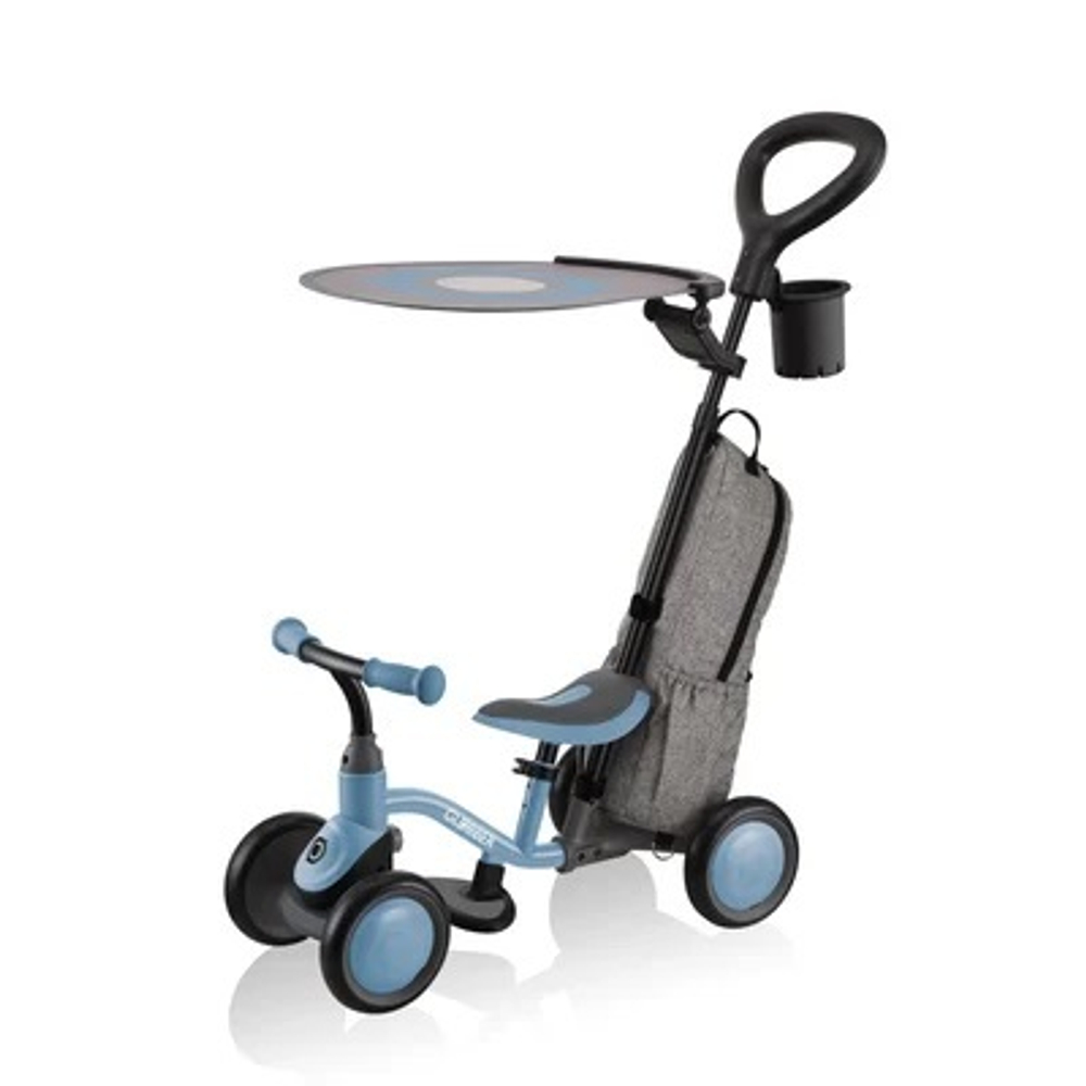Беговел-каталка Globber Learning Bike 3 в 1 Deluxe Ash Blue