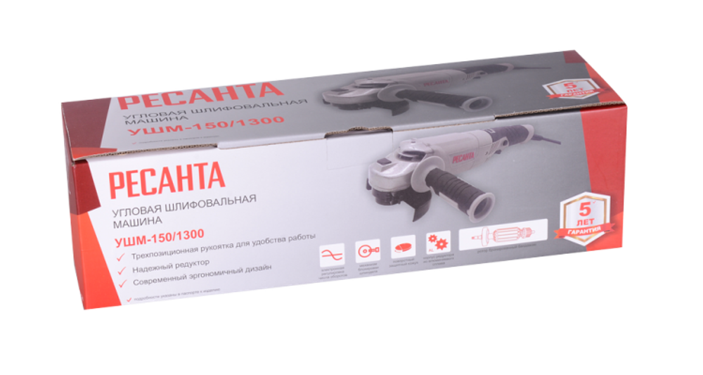 Углошлифовальная машина (болгарка) Ресанта УШМ-150/1300