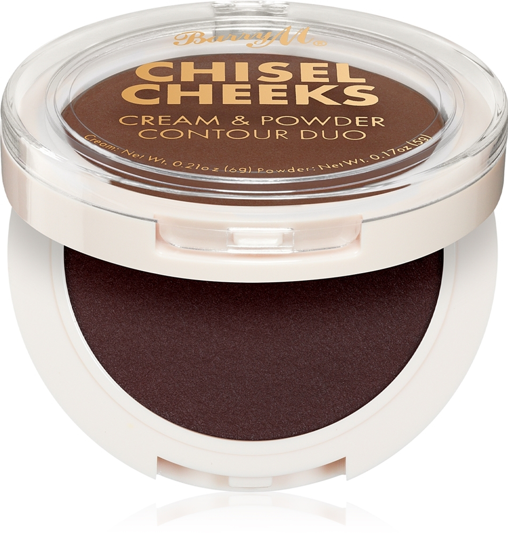 Barry M Chisel Cheeks - Двойная палитра для контуринга лица, 11 g