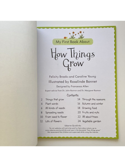 My First Book About How Things Grow.